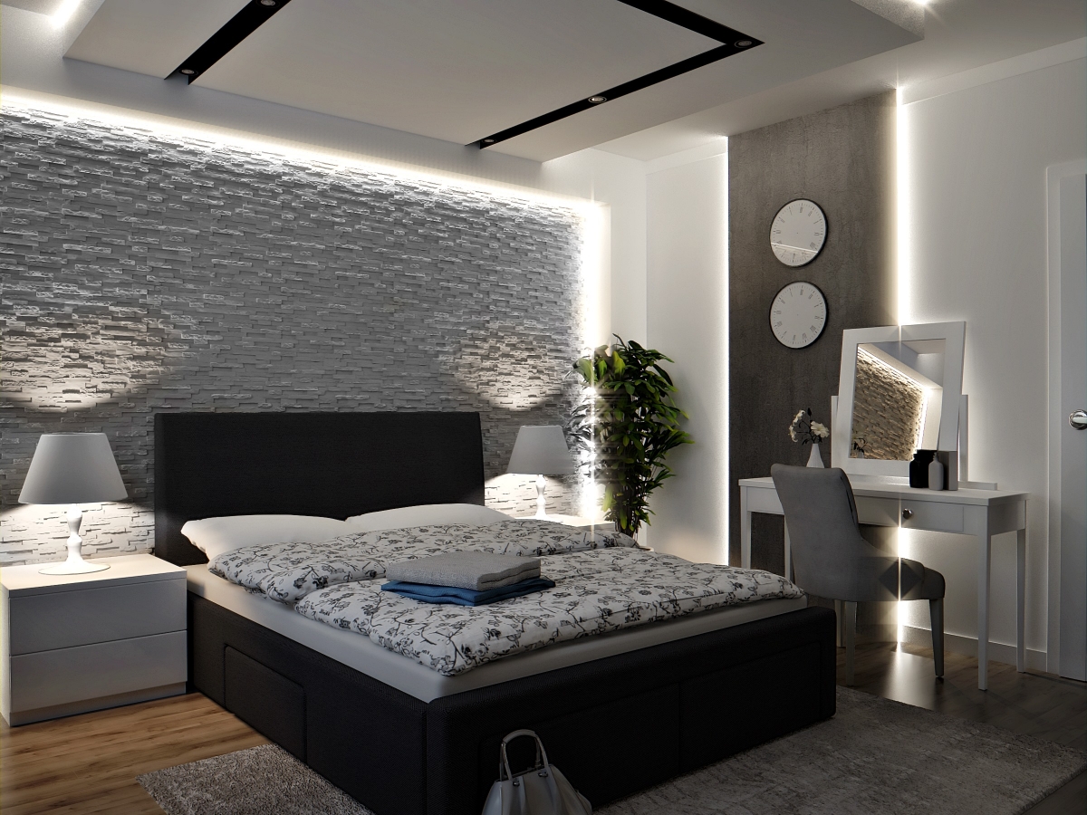 Интериор с панел STONE